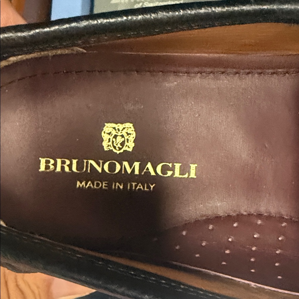 Bruno Magli Men's Black Leather Loafers
